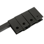 30" Heavy Duty Steel Semi Truck Mud Flap Hanger Pair Black Straight Set