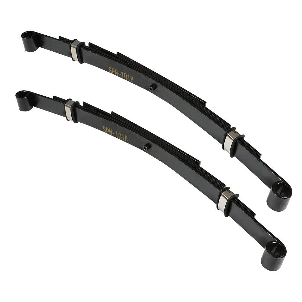 Set of 2 Heavy Duty Rear 4 Leaf Springs for EZGO TXT Golf Cart 1995-2013