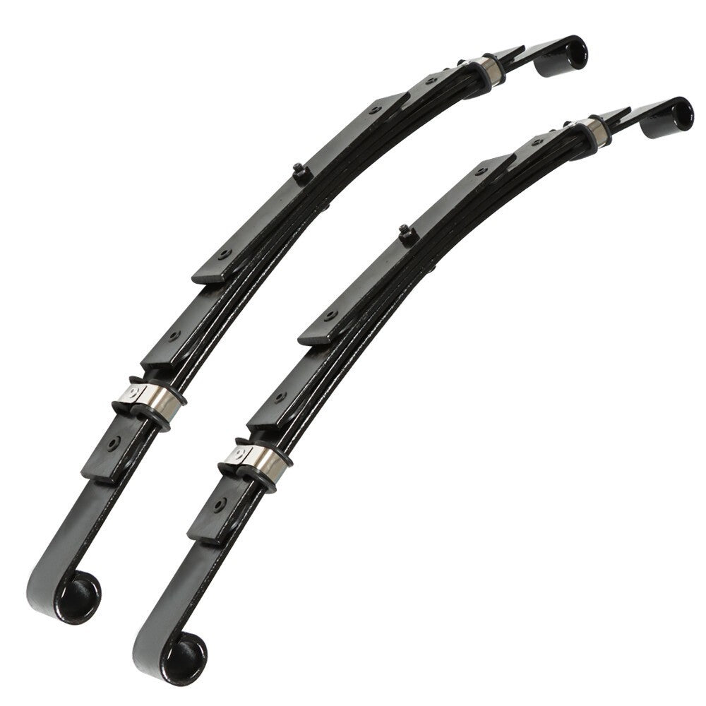 Set of 2 Heavy Duty Rear 4 Leaf Springs for EZGO TXT Golf Cart 1995-2013