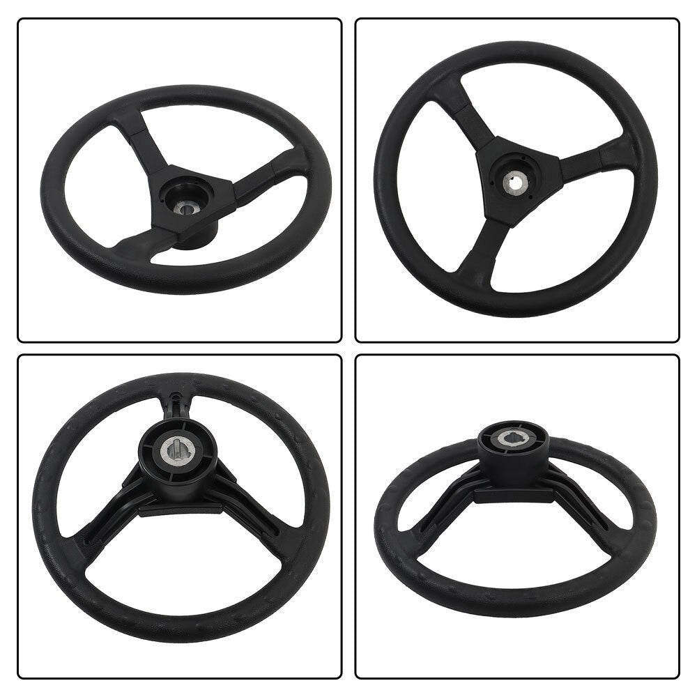 15ft Boat Rotary Steering System Kit with Cable & Wheel for Outboard Motor