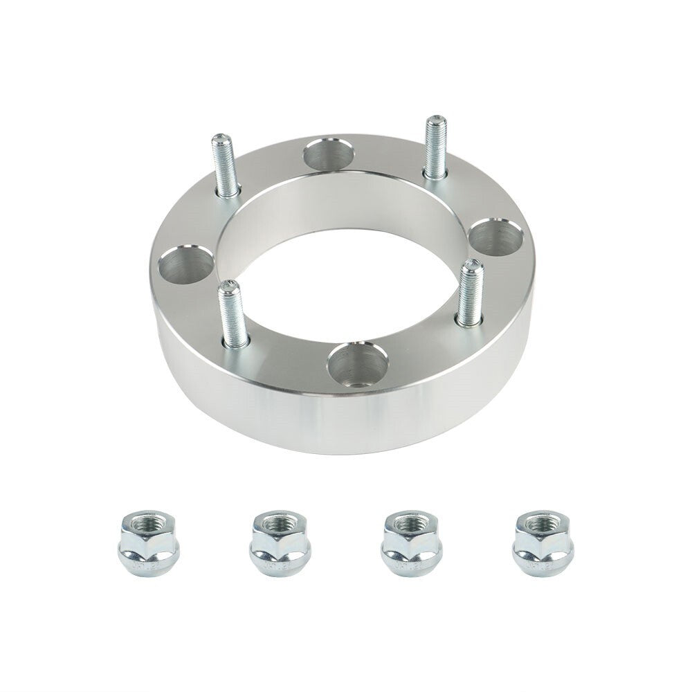 Can-Am 4x137 1.5" 110mm Hub M10x1.25 Wheel Spacers 4pcs Silver