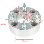 2pcs 2" 4x110 Wheel Spacer 74mm M10x1.25 for Honda Rancher 350 2000-2009 Silver