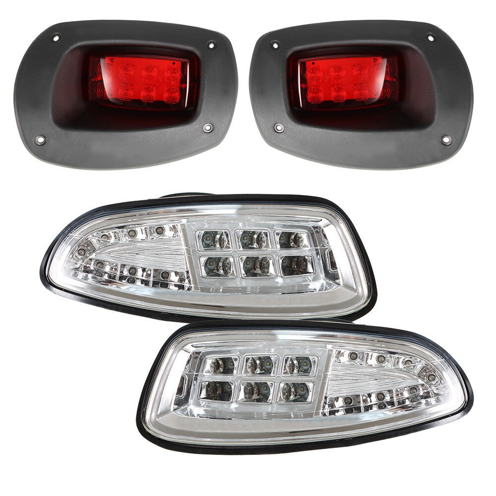 EZGO RXV 2008-2015 Golf Cart LED Headlight & Taillight Light Kit Assembly