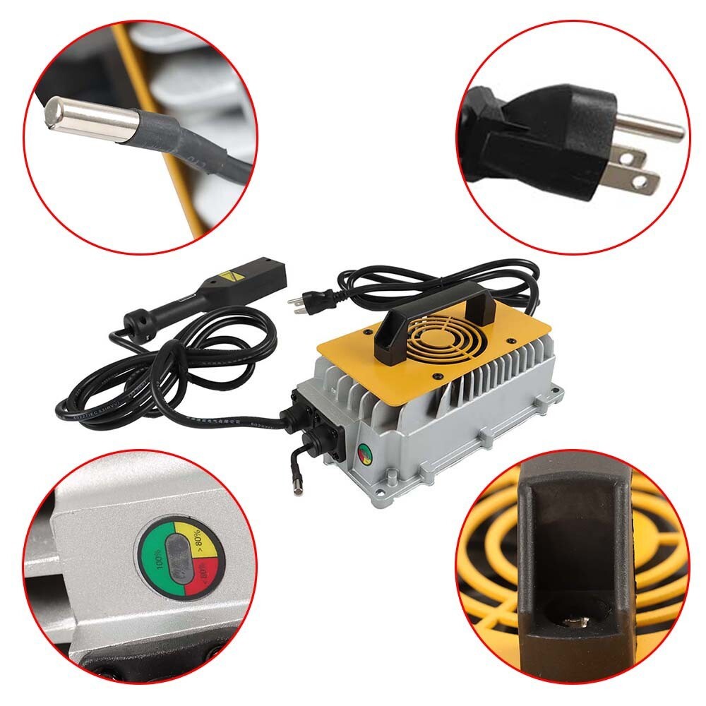 18A 36V Golf Cart Battery Charger for EZGO TXT D-Style Plug 1996-2009