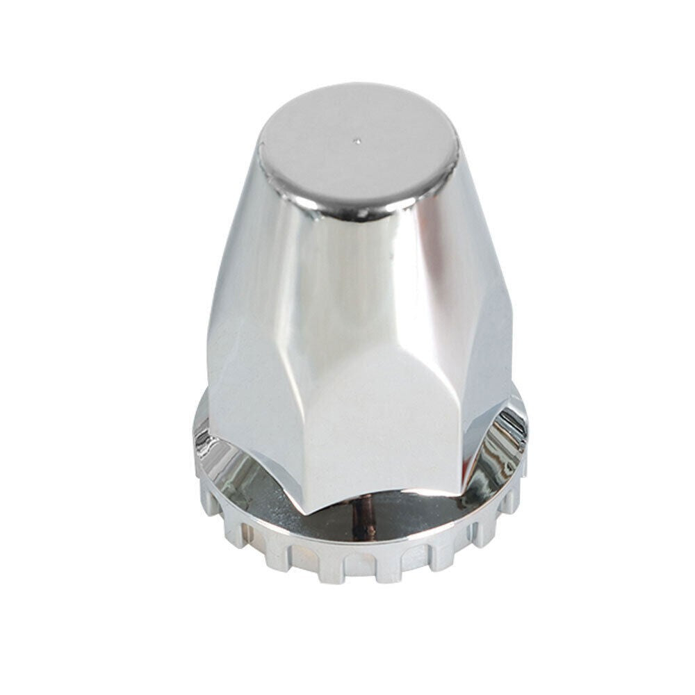 Chrome Hub Cover Kit 33mm Front & Rear Lug Semi Truck Wheel Axle Covers