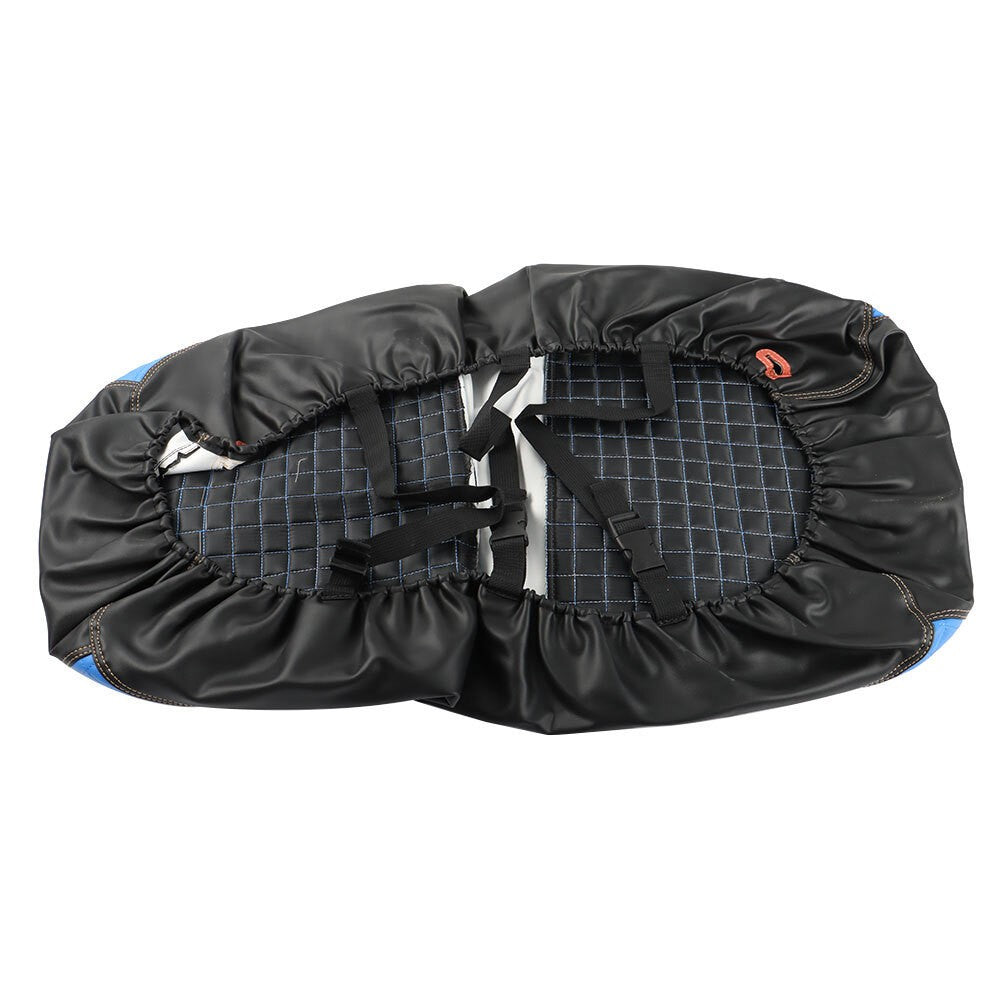 Blue Golf Cart Vinyl Seat Cover Front & Rear for EZGO Club Car DS 2000-2013