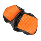 Orange Diamond Stitch Seat Covers Front & Rear for Golf Cart EZGO Medalist TXT