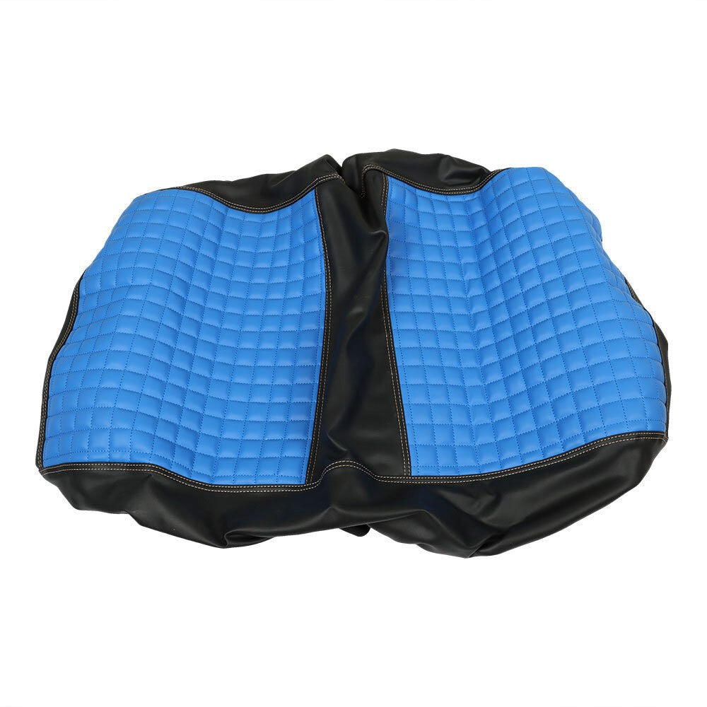 Blue Golf Cart Front Seat Cover Diamond Stitch Club Car DS Vinyl