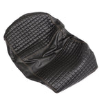 Golf Cart Front Seat Cover Black Diamond Stitch EZGO Club Car Yamaha PVC