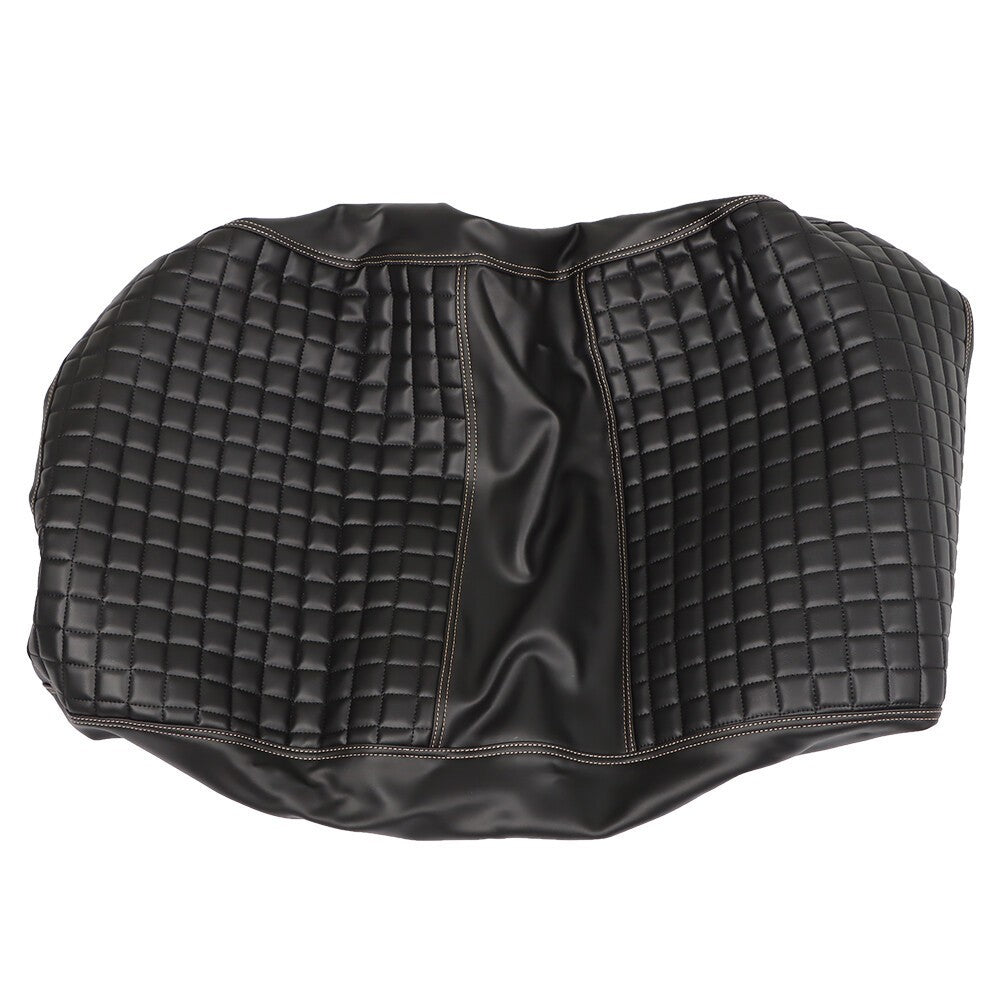 Black Golf Cart Front Seat Cover Diamond Stitch Club Car DS New