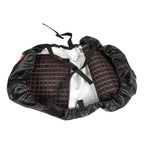Orange Front & Rear Seat Covers for Golf Cart E-Z-GO Medalist TXT 94-13
