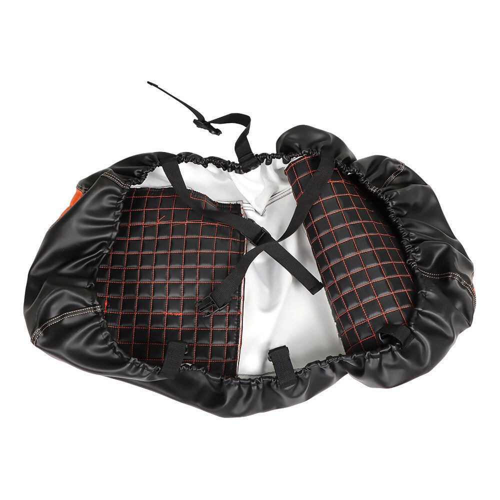 Orange Front & Rear Seat Covers for Golf Cart E-Z-GO Medalist TXT 94-13