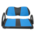 Golf Cart Seat Cover Front & Rear for Club Car Precedent 04+ Blue