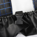 2PCS Blue Diamond Stitch Front Seat Covers for EZGO Medalist TXT 1994-2013