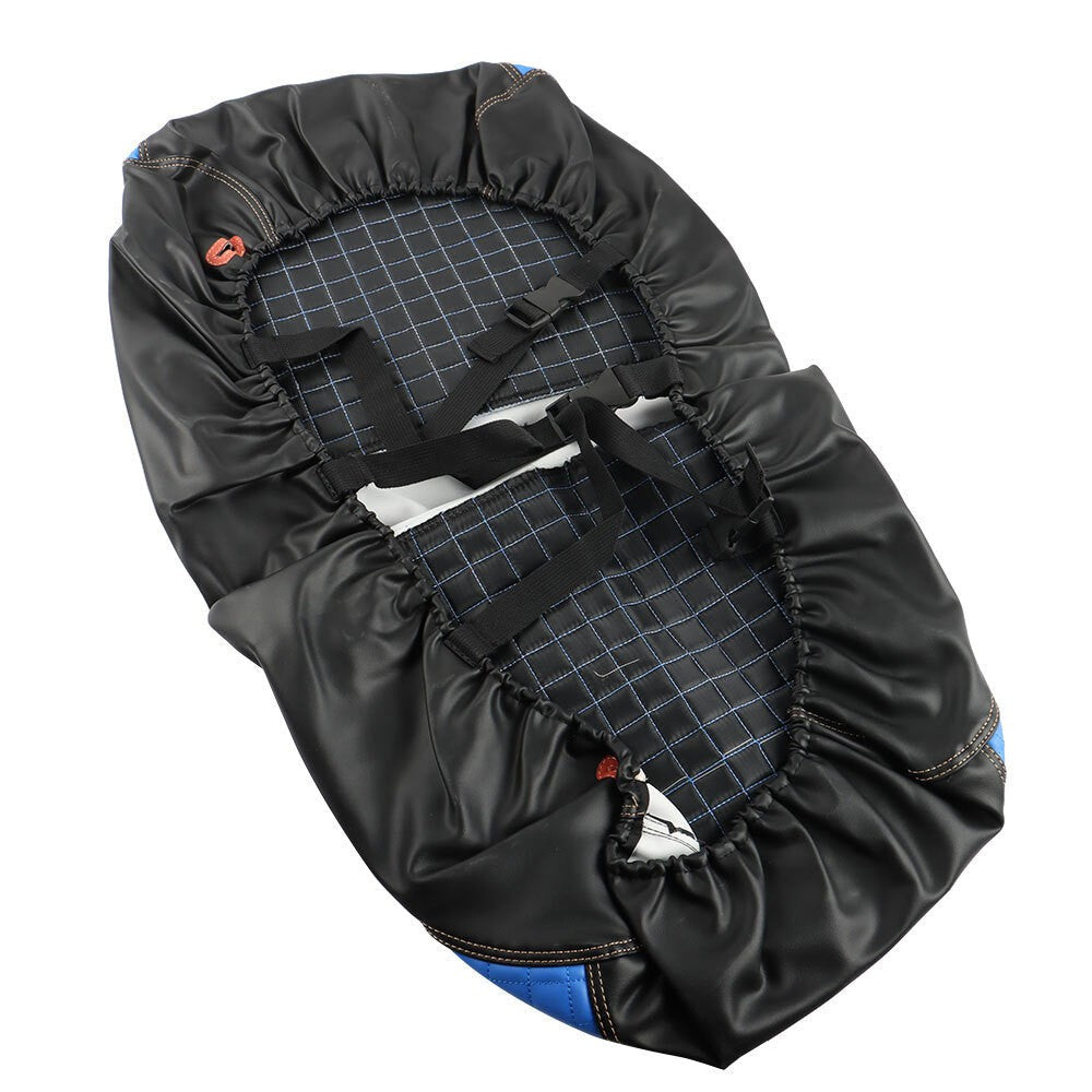 Blue Vinyl Golf Cart Seat Cover for Club Car DS 2000.5-2013.5 Front & Rear