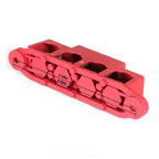 12V 250A 4 Post Red Busbar Power Distribution Block with Cover 5/16