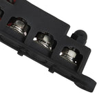 NEW 4 Post 12V 250A Busbar Power Distribution Red & Black Pair 3/8" Terminals