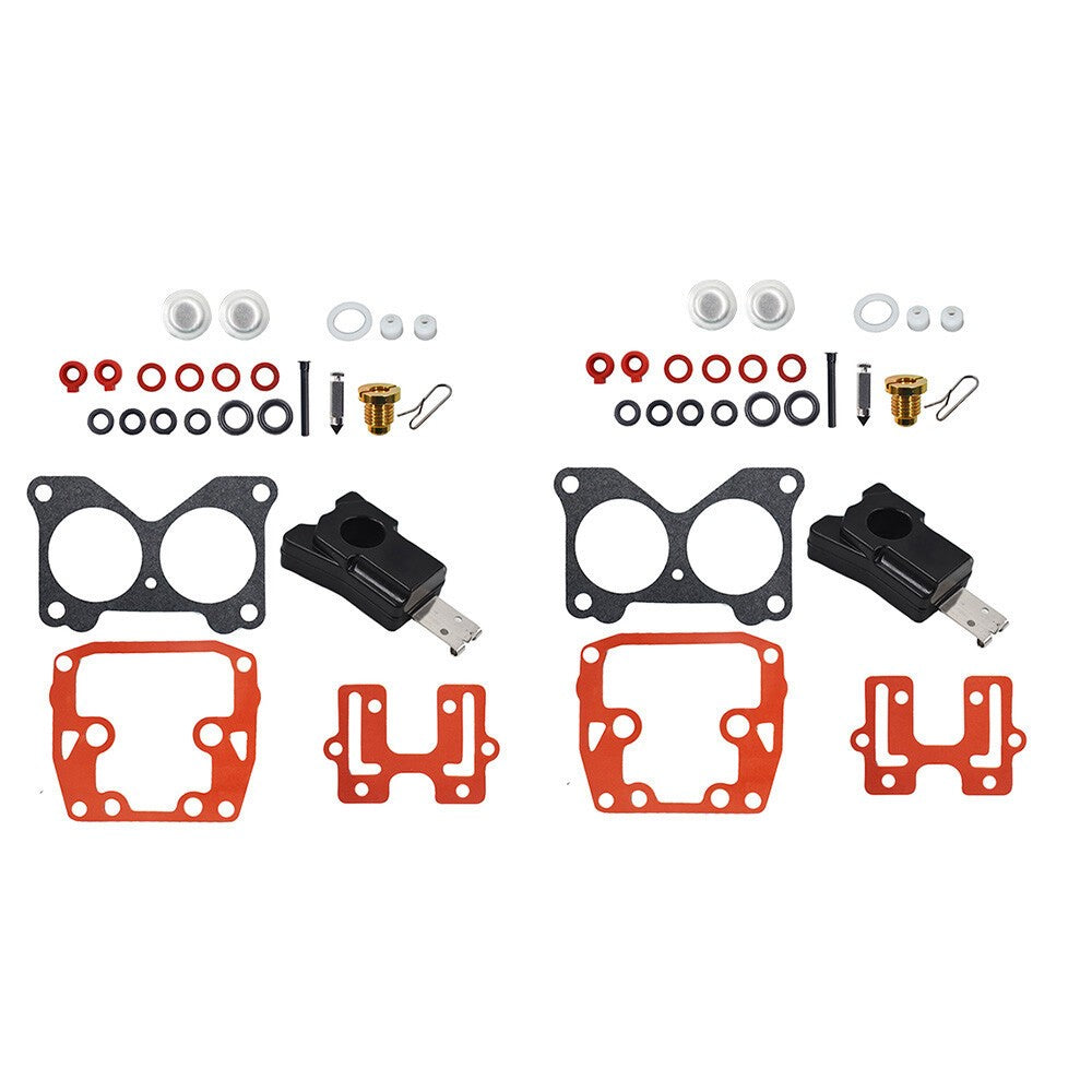 2PCS Carburetor Rebuild Kit for Johnson Evinrude V4 85-140 HP Engines