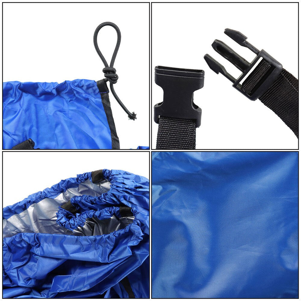 12ft Blue 210D L Beam Up to 56" Width Jon Boat Cover High Quality