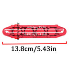 3/8" 250A 12V Red 4-Way Terminal Junction Block Busbar with Cover