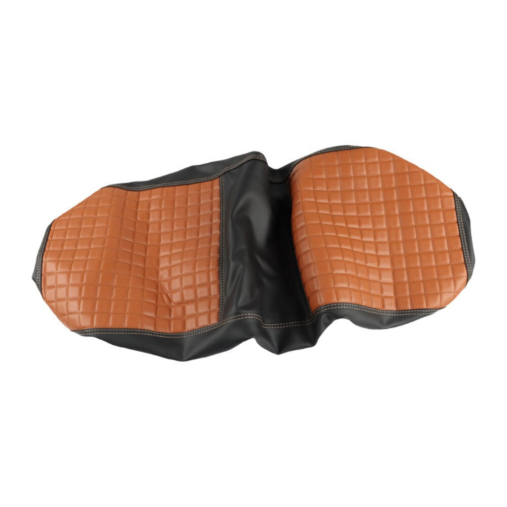 Brown Vinyl Golf Cart Rear Seat Cover Kit for Club Car EZGO Yamaha