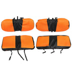 Orange Golf Cart Vinyl Front & Rear Seat Covers for DRIVE/DRIVE 2 2007+