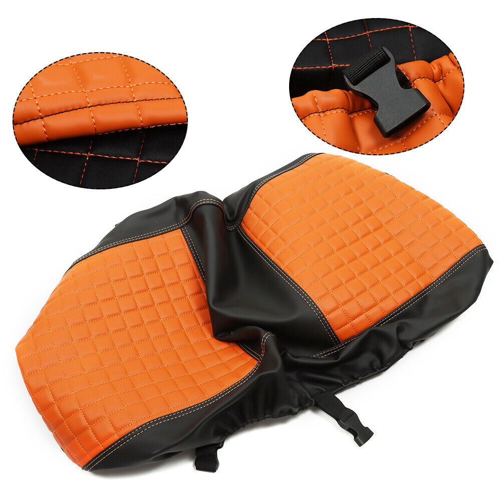 Orange Golf Cart Vinyl Front & Rear Seat Covers for DRIVE/DRIVE 2 2007+