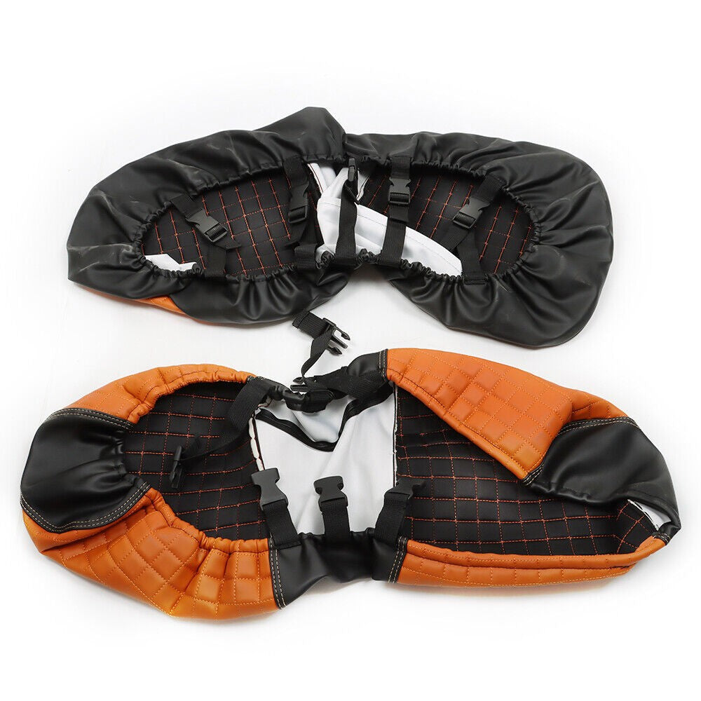 Orange Golf Cart Vinyl Front & Rear Seat Covers for DRIVE/DRIVE 2 2007+