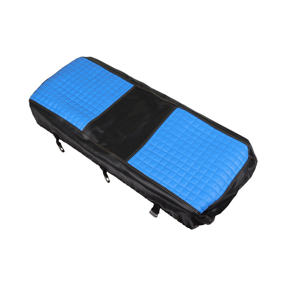 EZGO Medalist TXT 94-13 Front & Rear Blue Black Diamond Stitch Seat Covers