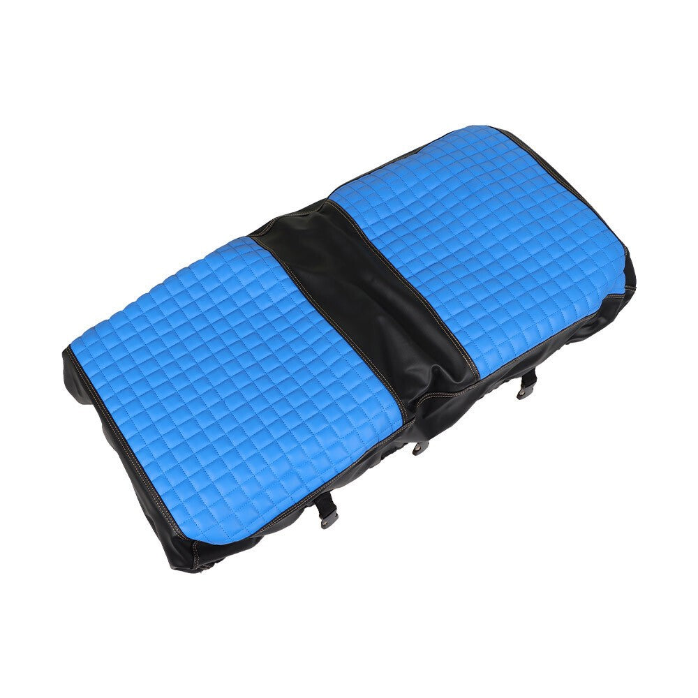 EZGO Medalist TXT 94-13 Front & Rear Blue Black Diamond Stitch Seat Covers
