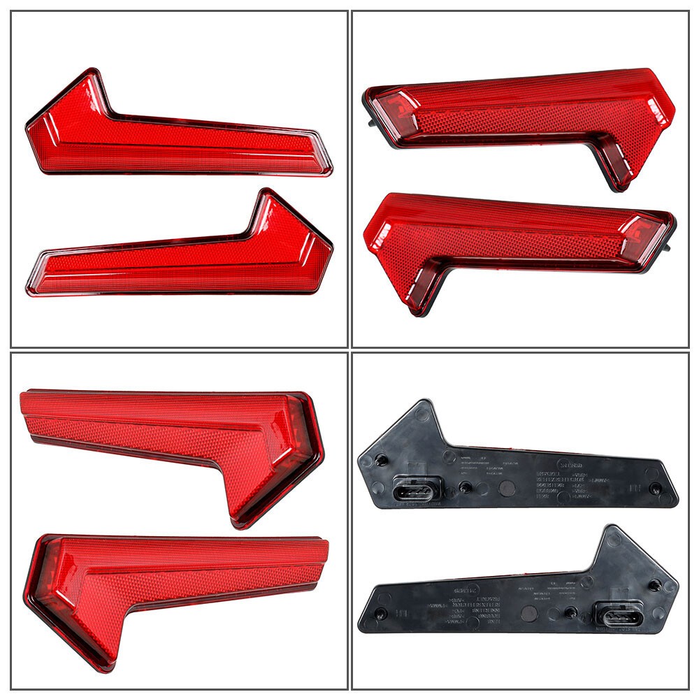 Polaris RZR XP 4 Turbo 2020-2021 Red LED Tail Light Replacement Fit