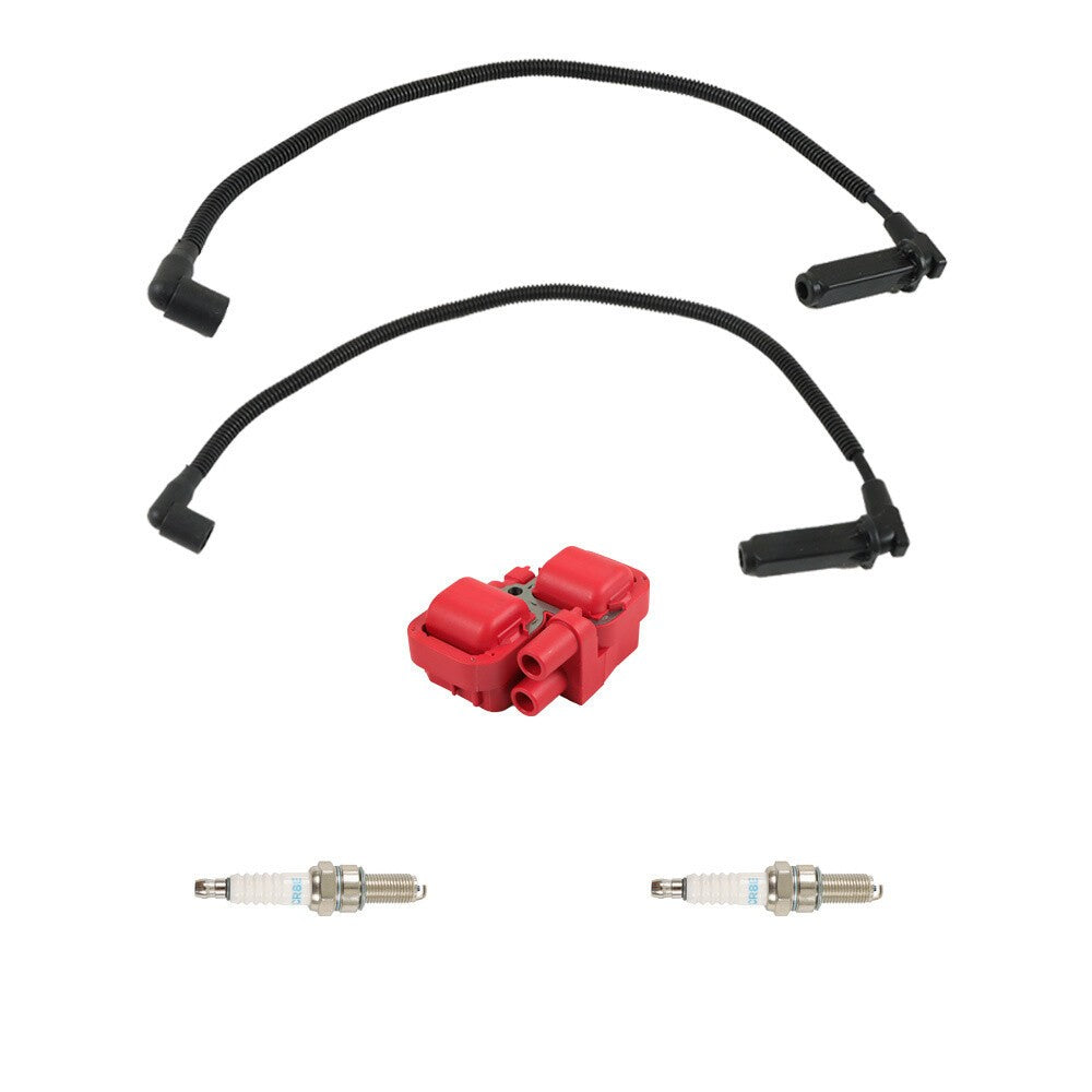Polaris RZR S 800 Ignition Coil & Spark Plug with Wire Cap 4010425 4012888