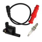 Ignition Coil Wire Cap & Spark Plug for Polaris Ranger 500 Crew 4x4 2008-2013