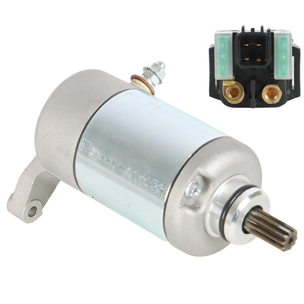 Starter & Relay Solenoid for Suzuki Ozark 250 LTF250 LT-F250 2003-2014