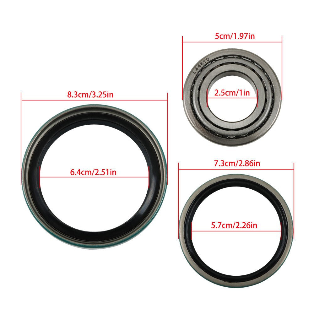 Polaris Scrambler 400-500 Front Wheel Bearings & Seals Kit 1995-2009 New