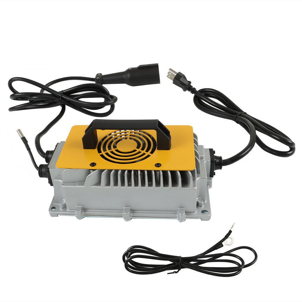 Waterproof 48V 18A Battery Charger for Club Car Golf Cart with Cable Fit