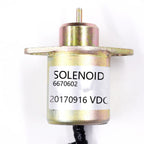 Fuel Shut Off Solenoid 12V for Bobcat 463 553 S70 S100 6670602 Replacement