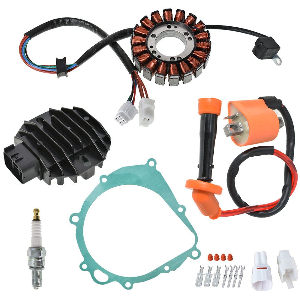 Ignition Coil for Suzuki LTZ400 LT-Z400 Spark Plug Regulator Rectifier Stator