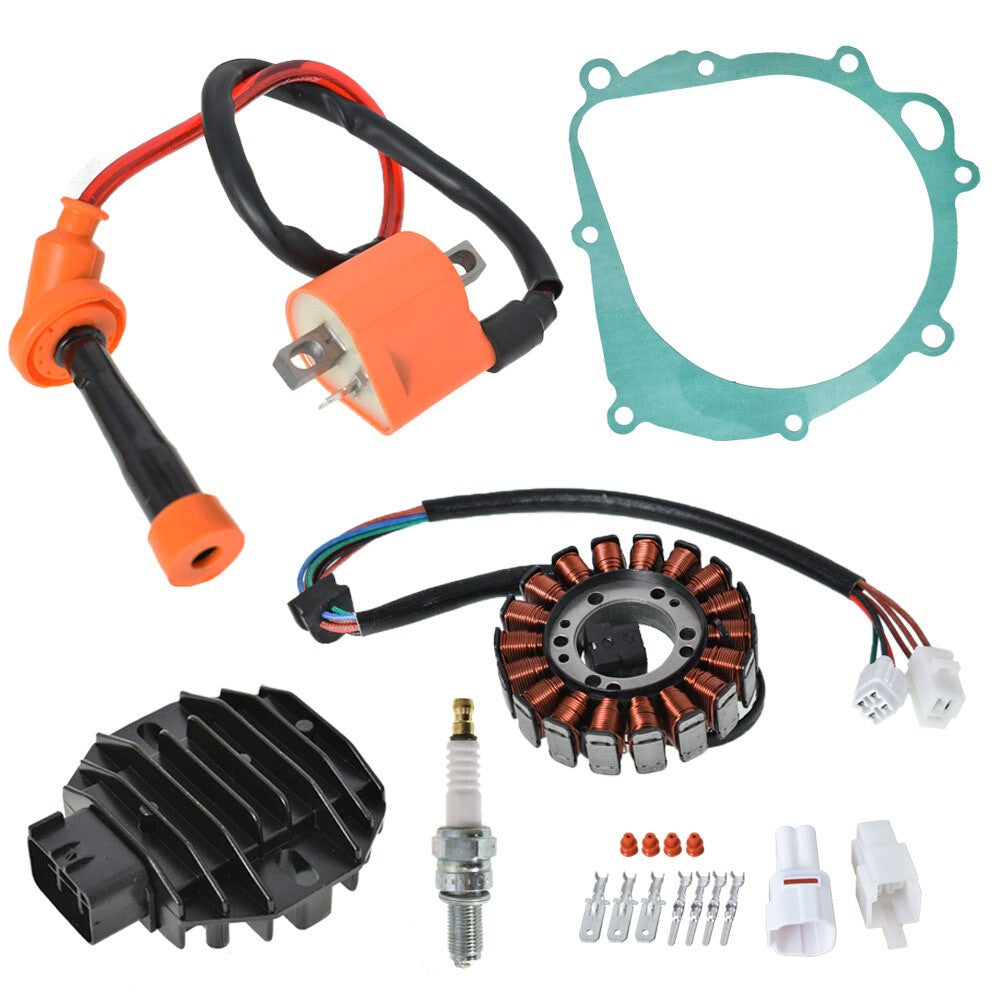 Ignition Coil for Suzuki LTZ400 LT-Z400 Spark Plug Regulator Rectifier Stator