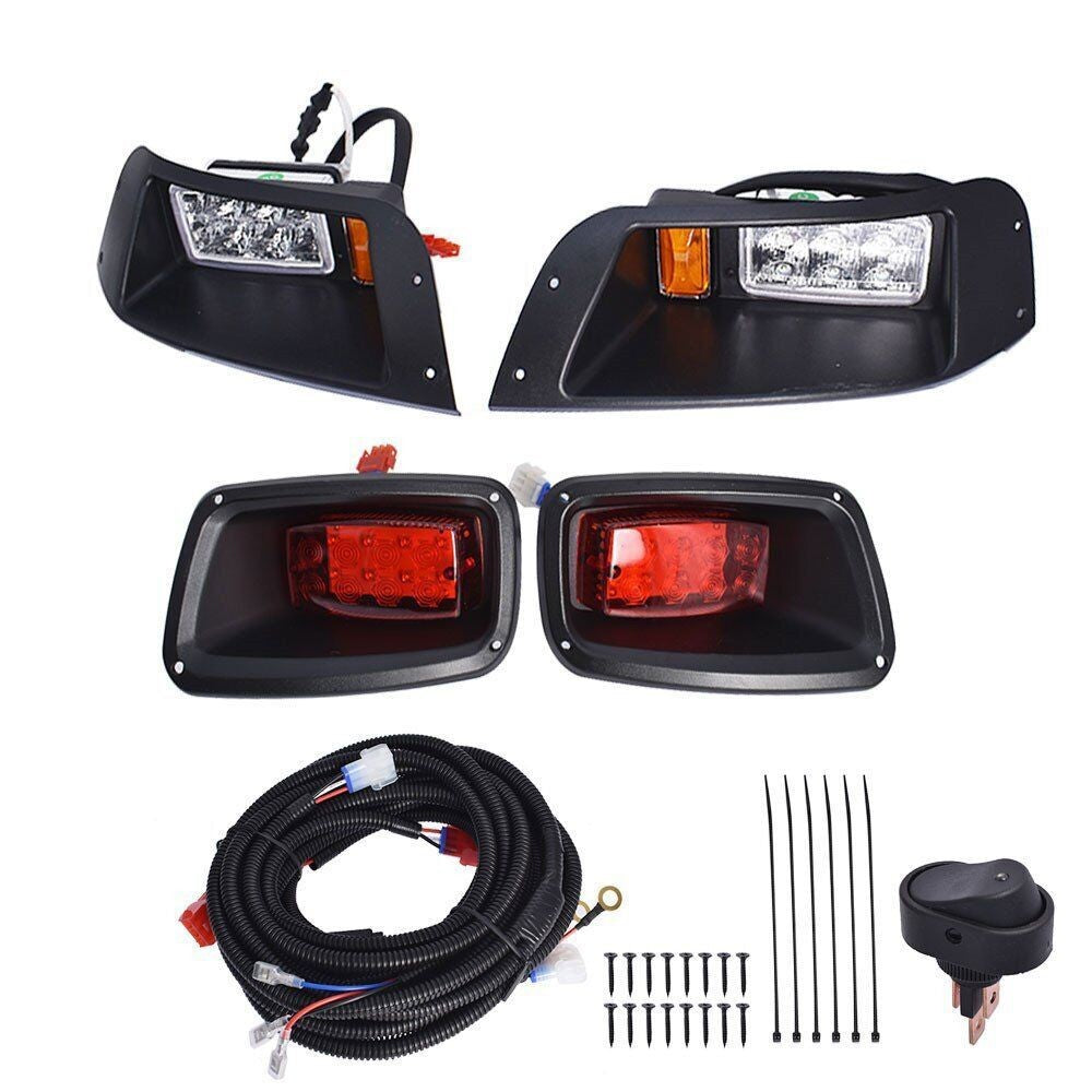 EZGO TXT 1996-2013 LED Headlight & Tail Light Adjustable Light Kit