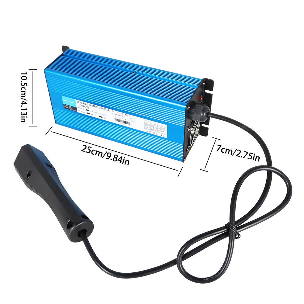 48V 10A Golf Cart Battery Charger for EZGO RXV TXT with Trickle Charge