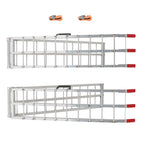 2pcs 7.5" Aluminum Folding Loading Ramps for ATV UTV Truck Motorcycle Mower