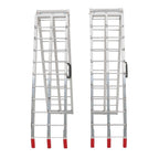 2pcs 7.5" Aluminum Folding Loading Ramps for ATV UTV Truck Motorcycle Mower