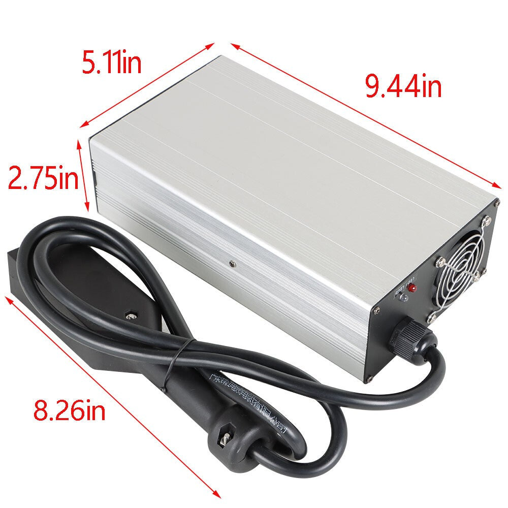 EZGo TXT Golf Cart 36V 18A Battery Charger with Boxer Plug