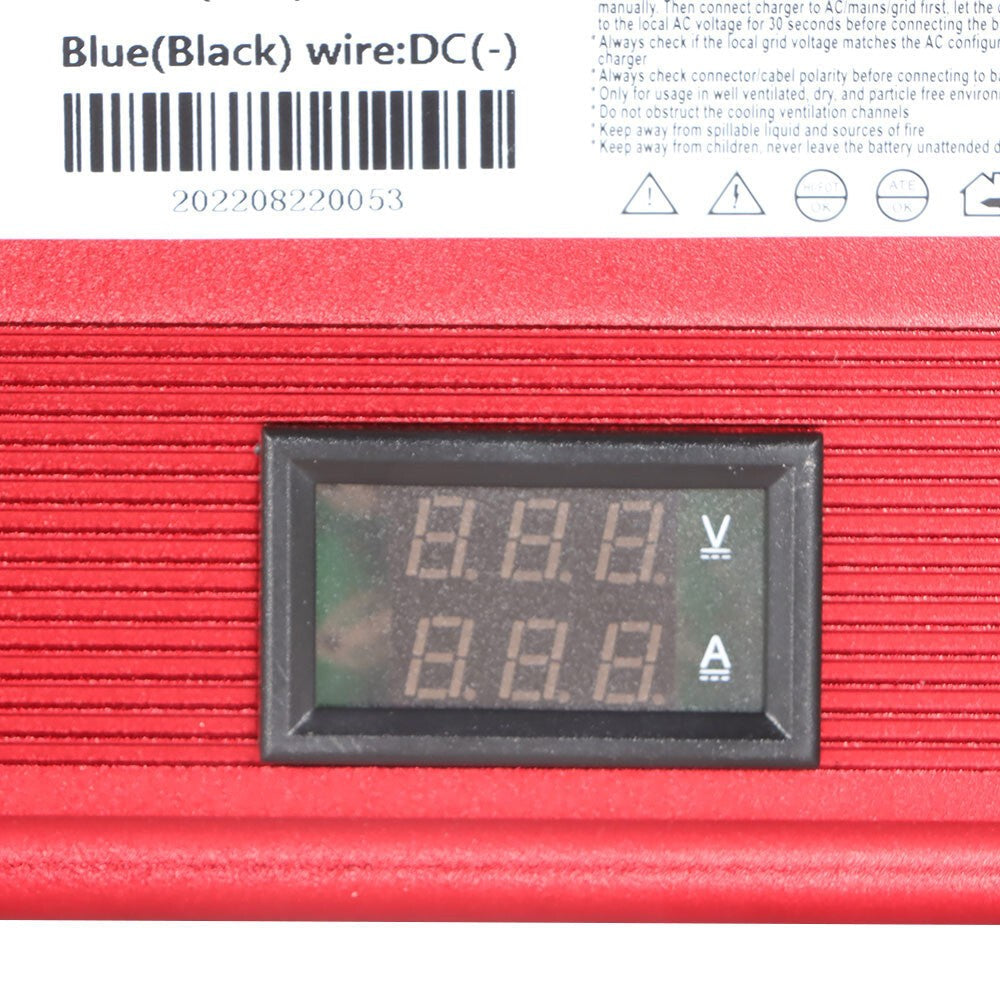48V 12A Golf Cart Charger for EZGO RXV TXT Triangle 3-Pin Plug