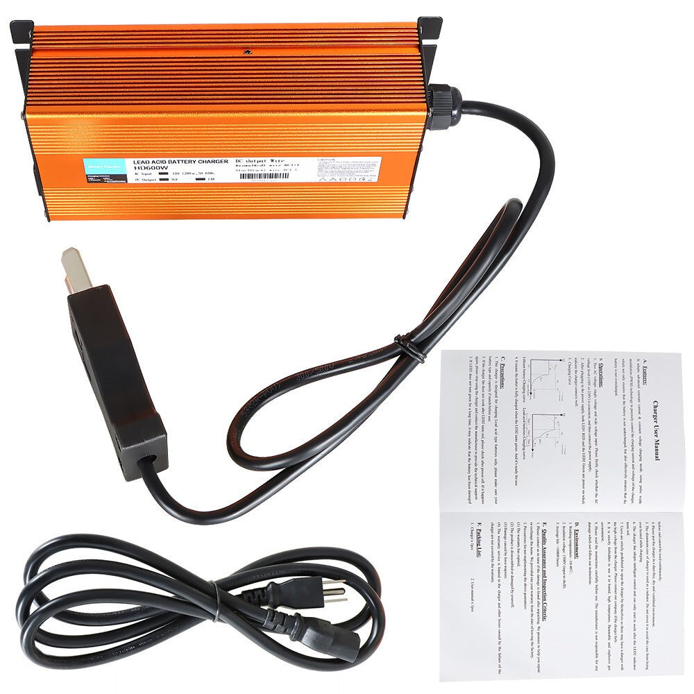 36V 14A Crowfoot Plug Golf Cart Battery Charger for EZGO Yamaha Club Car