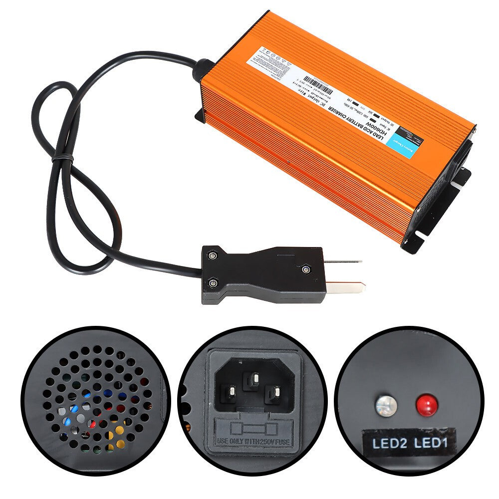 36V 14A Crowfoot Plug Golf Cart Battery Charger for EZGO Yamaha Club Car