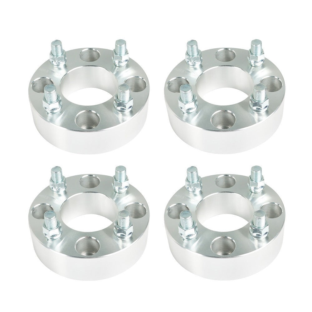 EZ Go Golf Cart 4Pcs 1.5" 4x4 Silver Wheel Spacers 62mm Bore Club Car