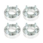 EZ Go Golf Cart 4Pcs 1.5" 4x4 Silver Wheel Spacers 62mm Bore Club Car