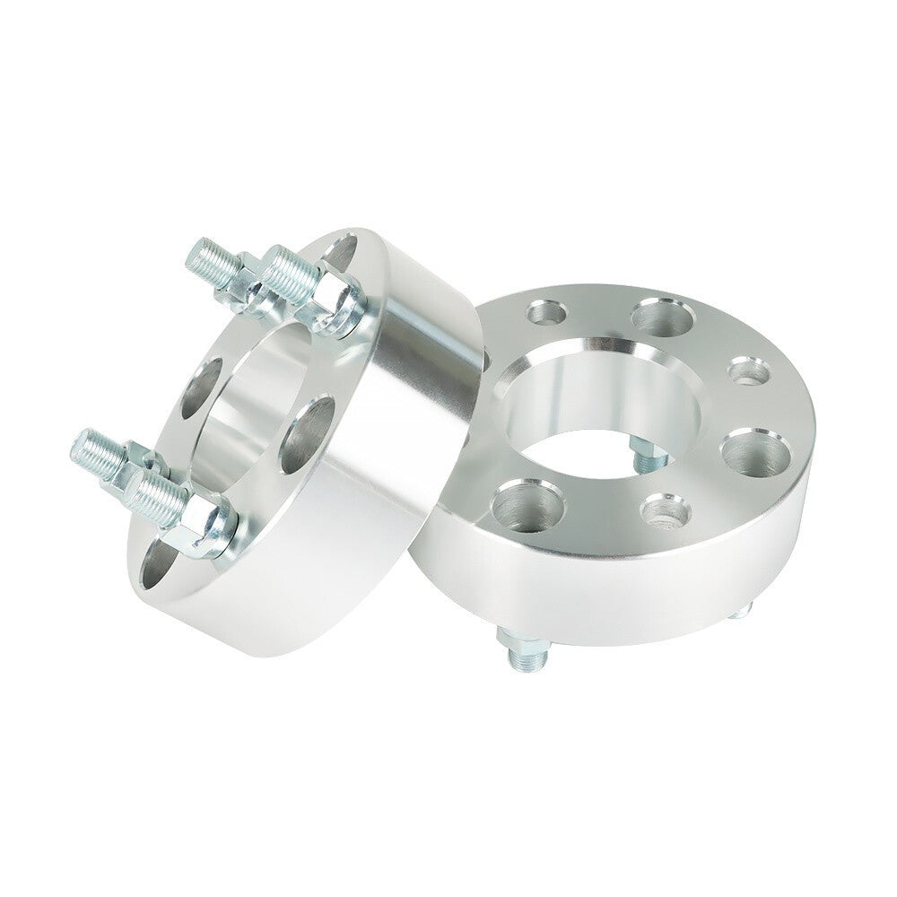 EZ Go Golf Cart 4Pcs 1.5" 4x4 Silver Wheel Spacers 62mm Bore Club Car